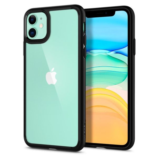 Spigen Ultra Hybrid Case Matte Black for Apple iPhone 11 (076CS27186) - Image 10