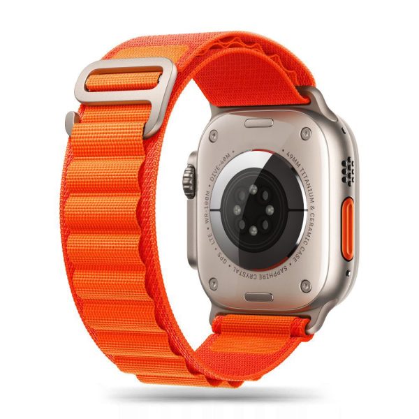 Tech-Protect Nylon Pro Band Orange-Apple Watch Series 44/45/46/49mm - Image 8