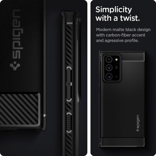 Spigen Rugged Armor Black for Samsung Galaxy Note 20 Ultra (ACS01391) - Image 11