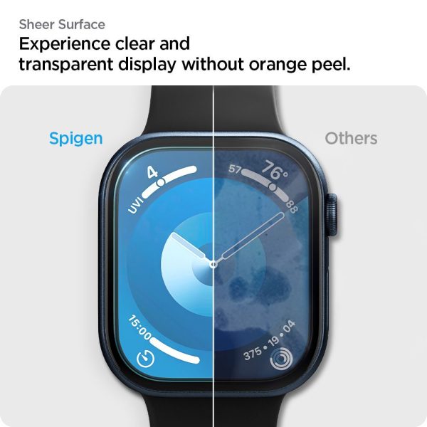 Spigen Screen Protector Elite Shield EZ Fit 2PCS Clear-Apple Watch 10 46mm (AFL08579) - Image 10