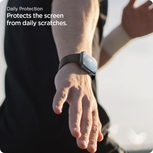 Spigen Screen Protector Elite Shield EZ Fit 2PCS Clear-Apple Watch 10 42mm (AFL08580) - Image 11