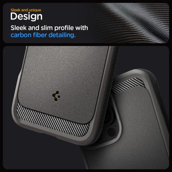 Θήκη Spigen Rugged Armor (MagFit) Grey-Apple iPhone 16 Pro Max (ACS07987) - Image 10