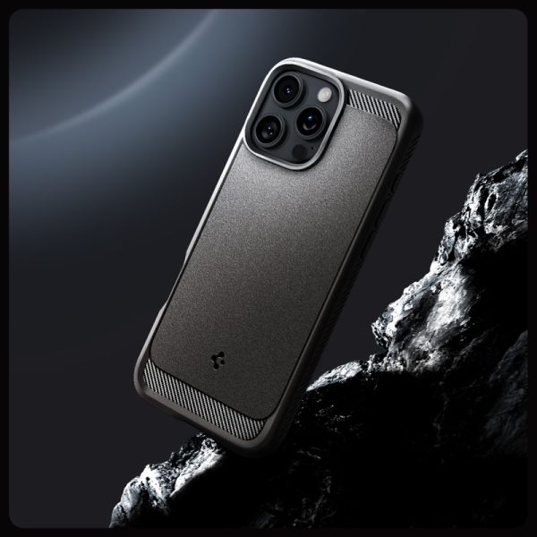 Θήκη Spigen Rugged Armor (MagFit) Grey-Apple iPhone 16 Pro (ACS08116) - Image 10