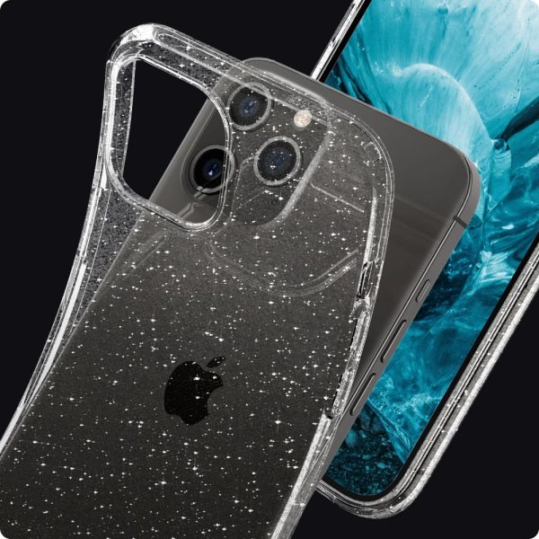 Spigen Liquid Crystal Glitter Case Crystal Quartz for Apple iPhone 12 / 12 Pro (ACS01698) - Image 12