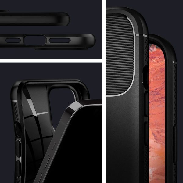 Spigen Rugged Armor Case Black for Apple iPhone 12 / 12 Pro (ACS01700) - Image 11