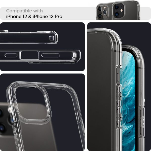 Spigen Ultra Hybrid Case Clear for Apple iPhone 12 / 12 Pro (ACS01702) - Image 12