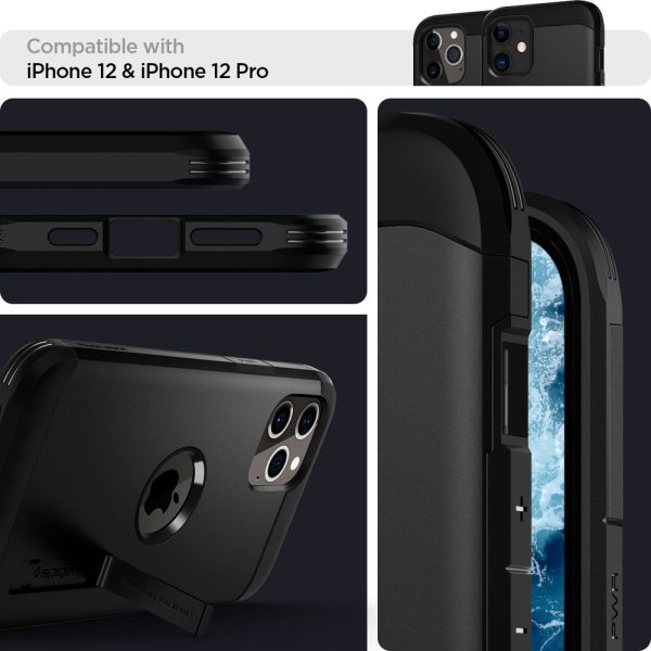 Spigen Tough Armor XP Case Black for Apple iPhone 12 / 12 Pro (ACS01710) - Image 11