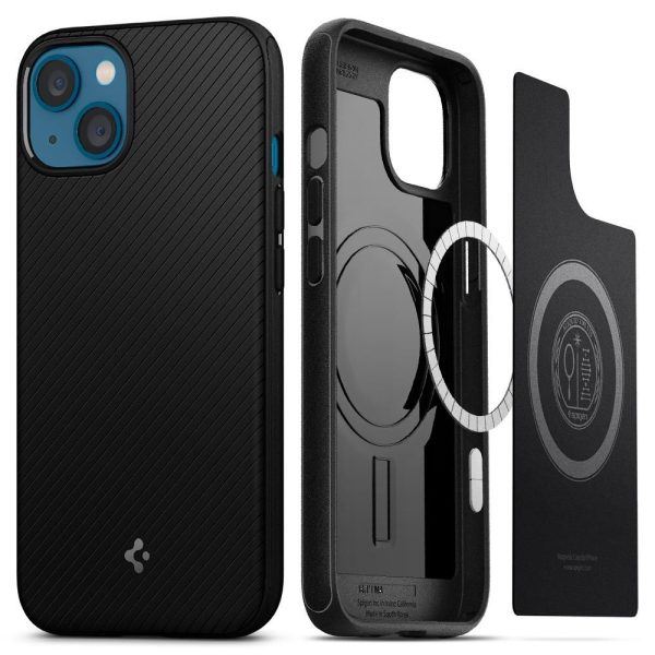 Θήκη Spigen Mag Armor Matte Black - Apple iPhone 13 (ACS03546) - Image 2