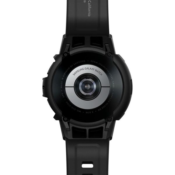 Spigen Case Rugged Armor Pro Charcoal Grey-Samsung Galaxy Watch 4 Classic 42mm (ACS03653) - Image 23