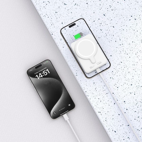 Tech-Protect PB10 LifeMag Magsafe Power Bank 5.000mAh White - Image 14