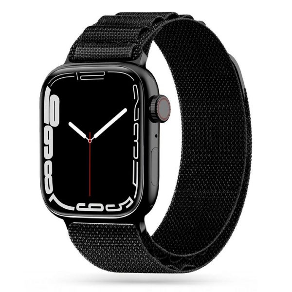 Tech-Protect Nylon Pro Band Black-Apple Watch Series 44/45/46/49mm - Image 13