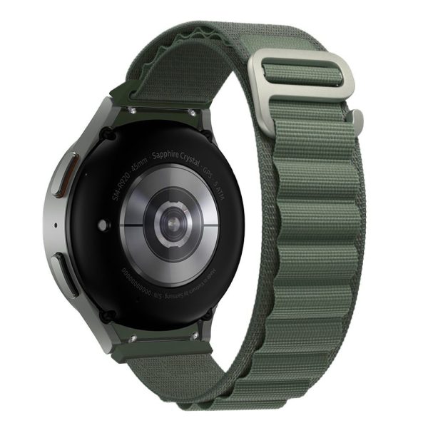 Tech-Protect Nylon Pro Band Military Green-Samsung Galaxy Watch 4/5/5 Pro/6/7/FE - Image 13