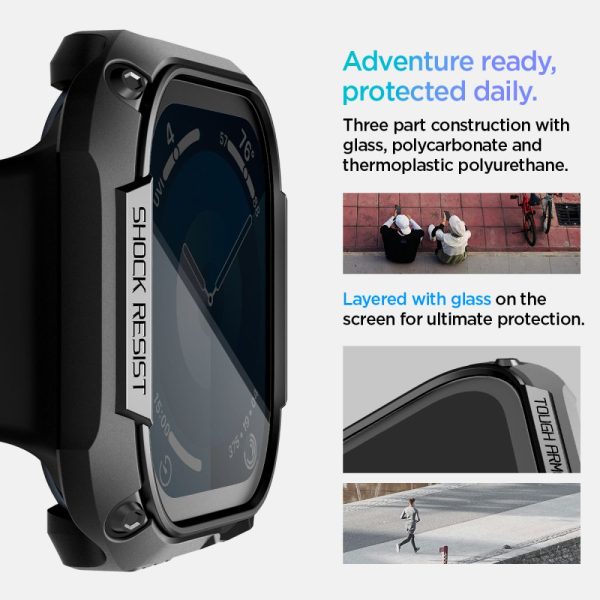 Θήκη Spigen Tough Armor Black-Apple Watch 10 46mm (ACS08603) - Image 10