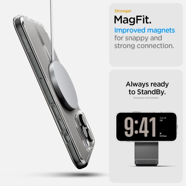 Θήκη Spigen Ultra Hybrid T (MagFit + Camera Control) White-Apple iPhone 16 Pro (ACS08512) - Image 11