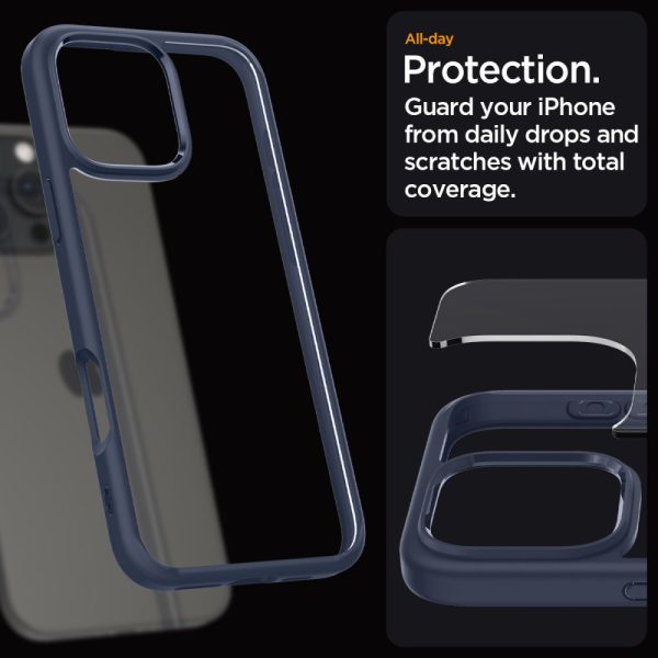 Θήκη Spigen Ultra Hybrid Navy Blue-Apple iPhone 16 Pro Max (ACS07997) - Image 11