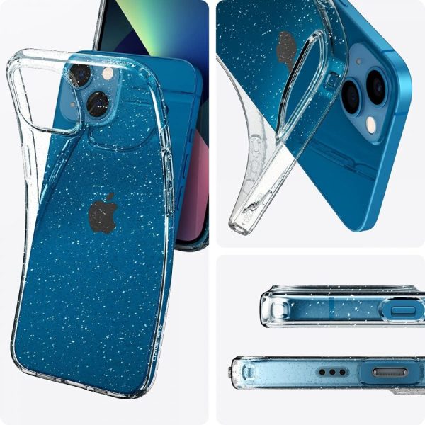 Θήκη Spigen Liquid Crystal Glitter Crystal Quartz - Apple iPhone 13 (ACS03516) - Image 4