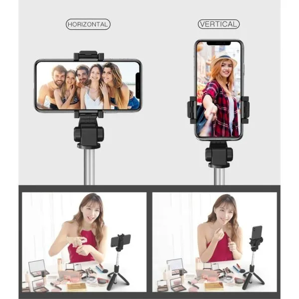 Selfie Stick Τρίποδο Bluetooth Tech-Protect L01S Μαύρο - Image 25
