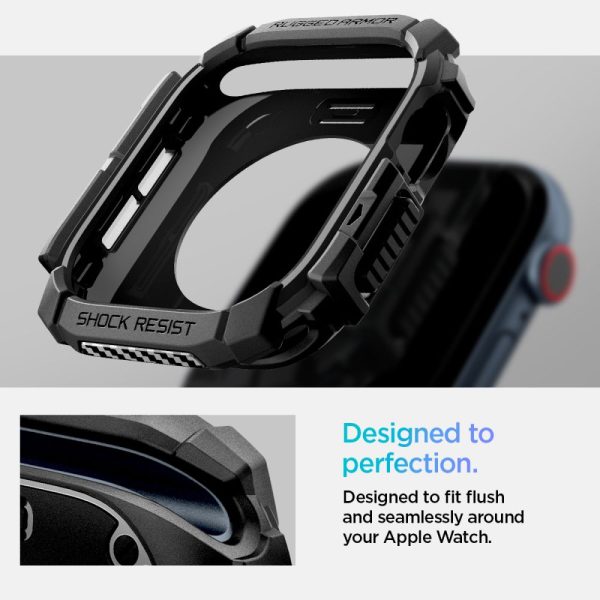 Θήκη Spigen Rugged Armor Matte Black-Apple Watch 10 46mm (ACS08597) - Image 11