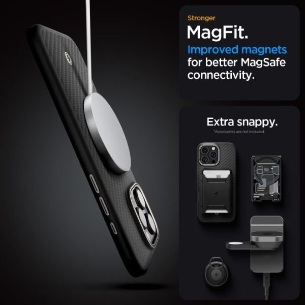 Θήκη Spigen Enzo Aramid (MagFit) Black Natural-Apple iPhone 16 Pro (ACS08508) - Image 13