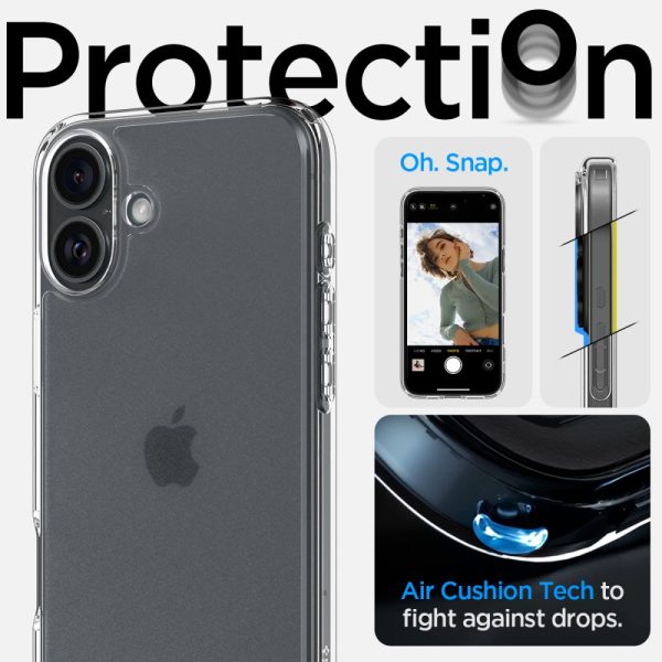 Θήκη Spigen Ultra Hybrid Frost Clear-Apple iPhone 16 (ACS08199) - Image 12