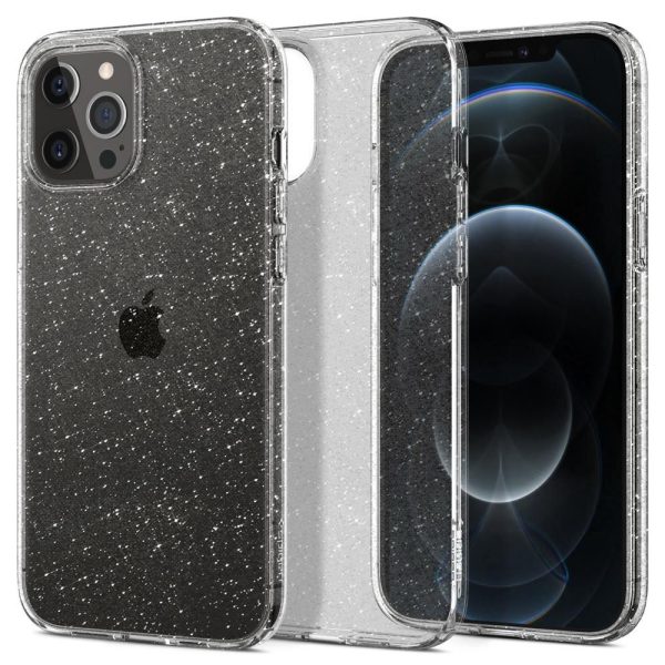 Spigen Liquid Crystal Glitter Case Crystal Quartz for Apple iPhone 12 / 12 Pro (ACS01698) - Image 2