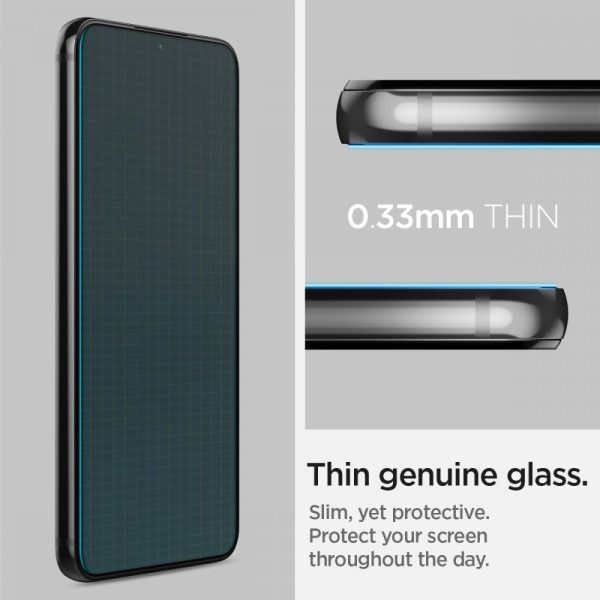 Spigen Screen Protector EZ Fit GLAS.tR 2PCS Clear - Samsung Galaxy S22+ Plus 5G (AGL04145) - Image 13