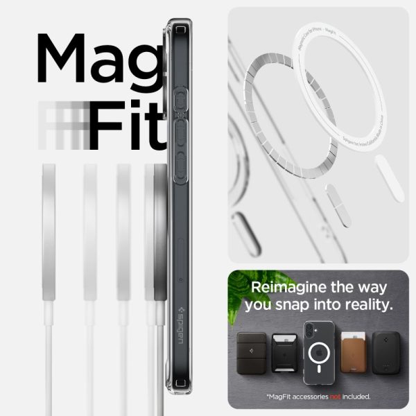 Θήκη Spigen Ultra Hybrid (MagFit) White-Apple iPhone 16 Plus (ACS08075) - Image 13