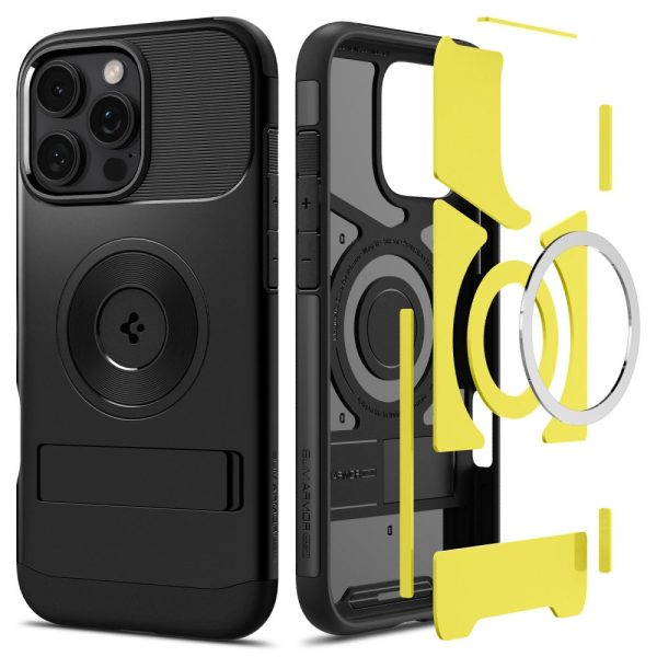 Θήκη Spigen Slim Armor (MagFit) Black-Apple iPhone 16 Pro (ACS08164)