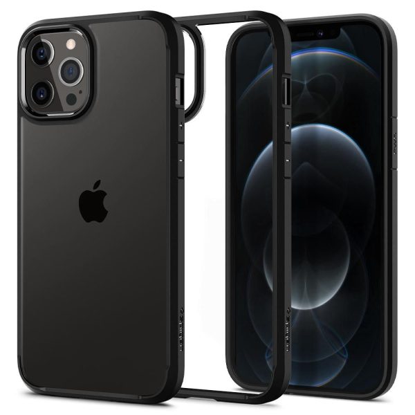 Spigen Ultra Hybrid Case Black for Apple iPhone 12 / 12 Pro (ACS01703) - Image 2