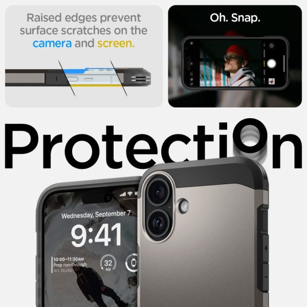 Θήκη Spigen Tough Armor AI (MagFit) Gunmetal-Apple iPhone 16 (ACS08215) - Image 13