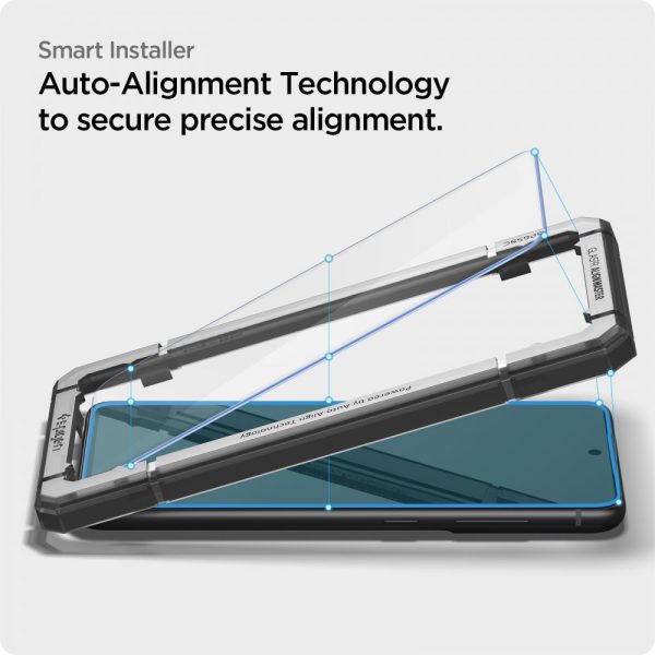 Spigen Screen Protector AlignMaster GLAS.tR (2-PACK) - Samsung Galaxy S21 FE 5G (AGL03088) - Image 8