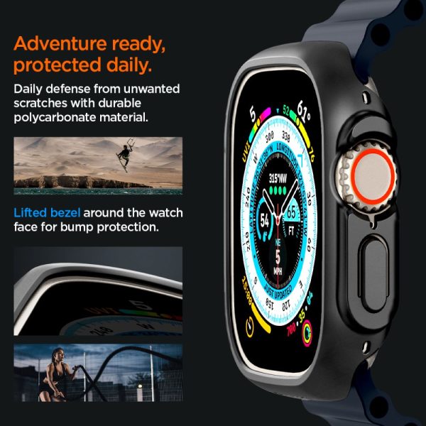 Θήκη Spigen Thin Fit Black-Apple Watch Ultra 1/2 49mm (ACS05458) - Image 33