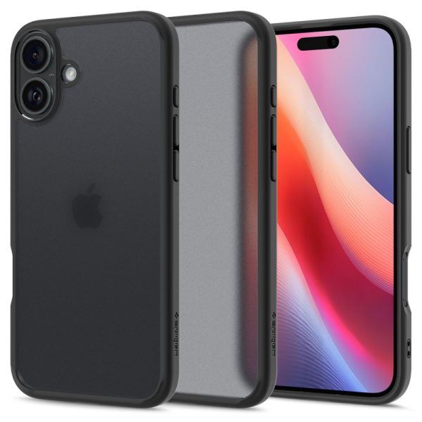 Θήκη Spigen Ultra Hybrid Frost Black-Apple iPhone 16 (ACS08200)