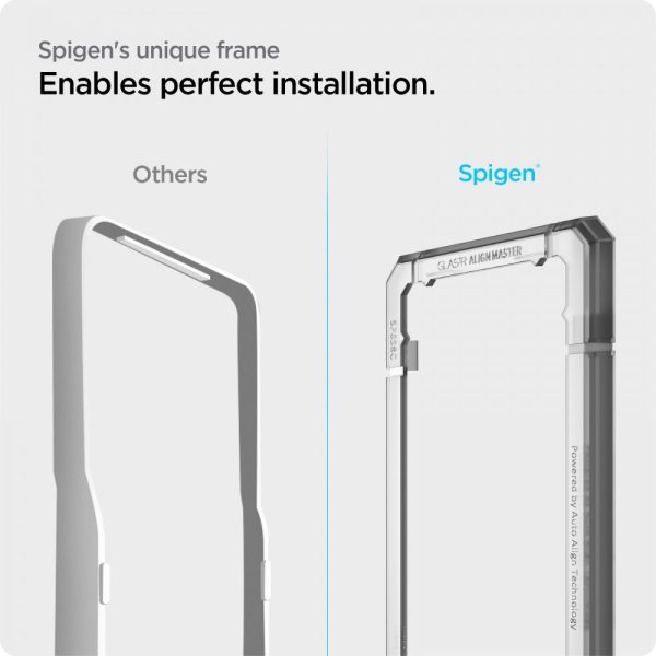 Spigen Screen Protector AlignMaster GLAS.tR (2-PACK) - Samsung Galaxy S21 FE 5G (AGL03088) - Image 9