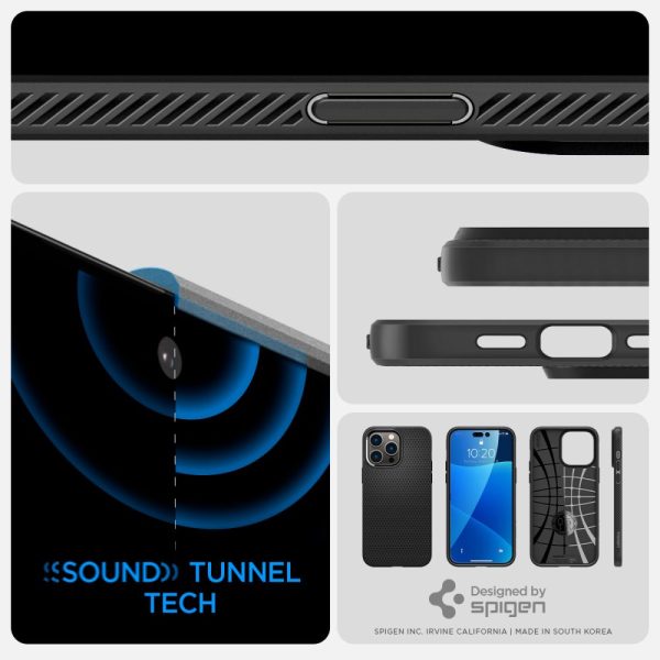 Θήκη Spigen Liquid Air Black-Apple iPhone 14 Pro Max (ACS04813) - Image 30