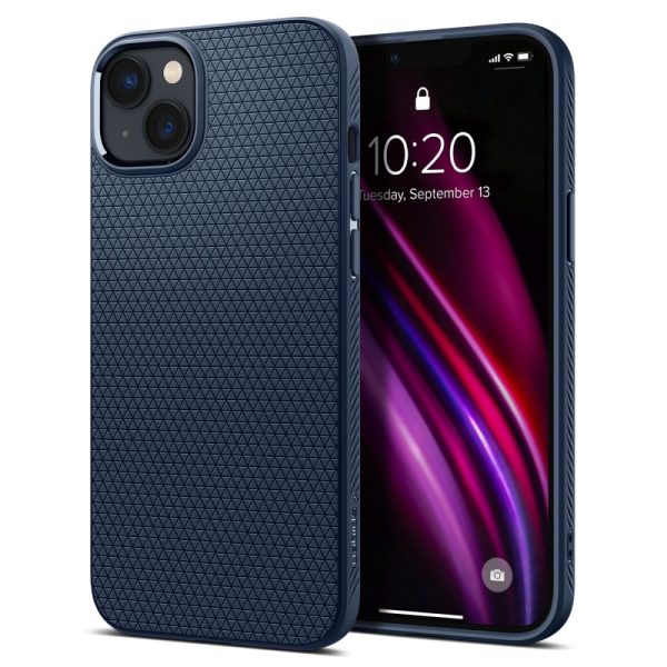 Θήκη Spigen Liquid Air Navy Blue-Apple iPhone 14 Plus (ACS04892) - Image 16