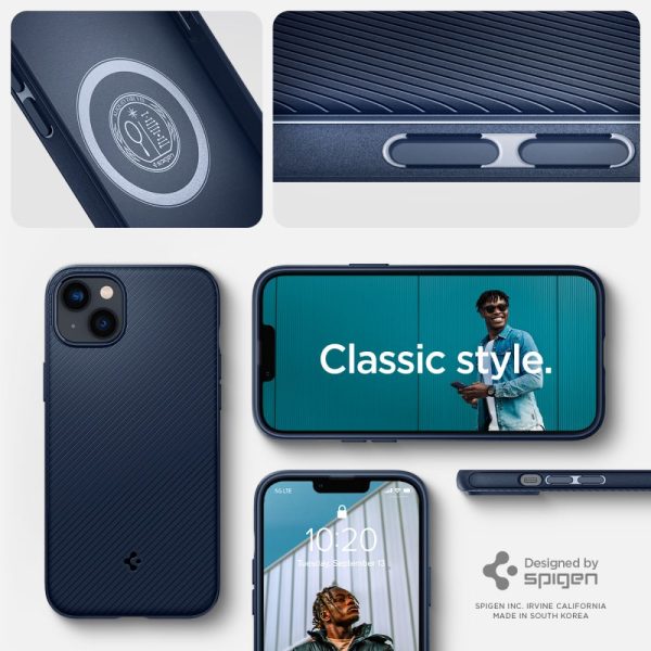 Θήκη Spigen Mag Armor Navy Blue-Apple iPhone 14 Plus (ACS04919) - Image 32