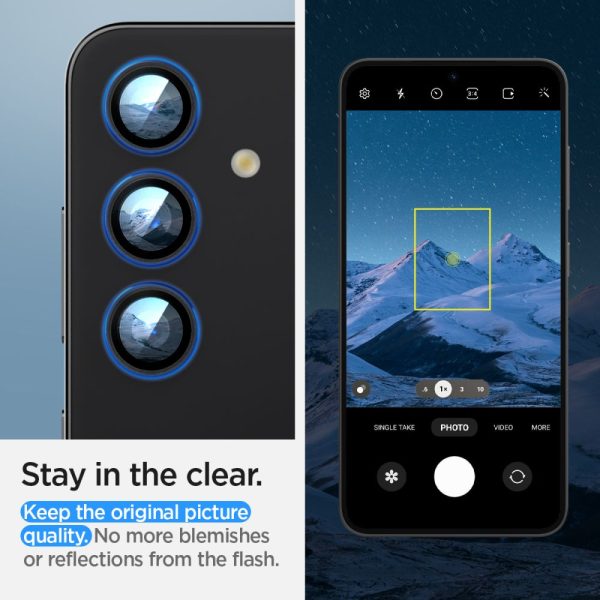 Spigen Lens Protector EZ Fit GLAS.tR Optik Pro 2PCS Black-Samsung Galaxy S23/S23+ Plus (AGL05962) - Image 16