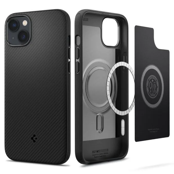 Θήκη iPhone 14 Plus / 15 Plus Spigen Mag Armor Matte Black (ACS04918) - Image 17
