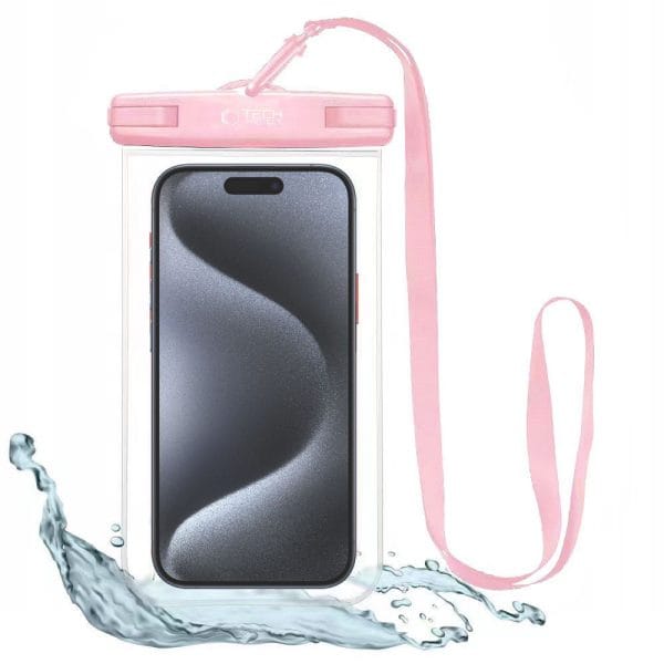 Tech-Protect Universal Waterproof Case 6.9" Pink - Image 6