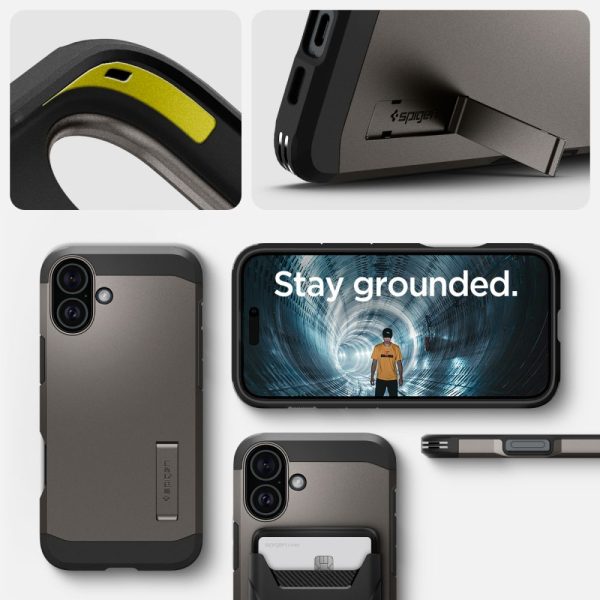 Θήκη Spigen Tough Armor AI (MagFit) Gunmetal-Apple iPhone 16 (ACS08215) - Image 16