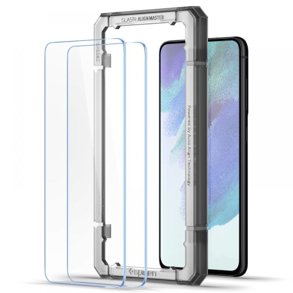 Spigen Screen Protector AlignMaster GLAS.tR (2-PACK) - Samsung Galaxy S21 FE 5G (AGL03088) - Image 13