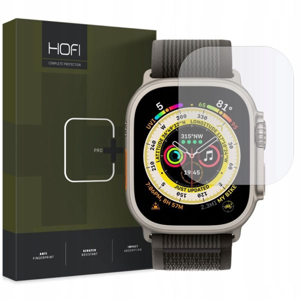 Hofi Hybrid Glass Black-Apple Watch Series 49mm - Image 3