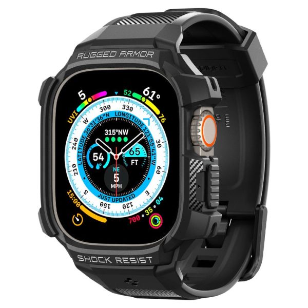 Spigen Rugged Armor Pro Black-Apple Watch Ultra 1/2 49mm (ACS05460) - Image 16