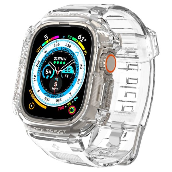 Spigen Rugged Armor Pro Crystal Clear-Apple Watch Ultra 1/2 49mm (ACS05461) - Image 13