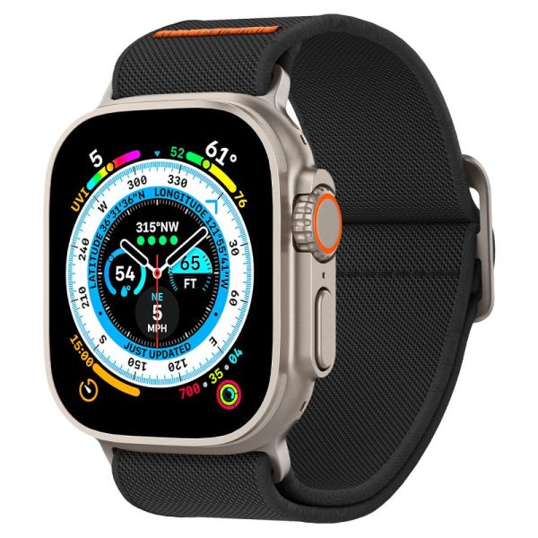 Spigen Band Lite Fit Ultra Black-Apple Watch Series 44/45/46/49mm (AMP05983) - Image 11