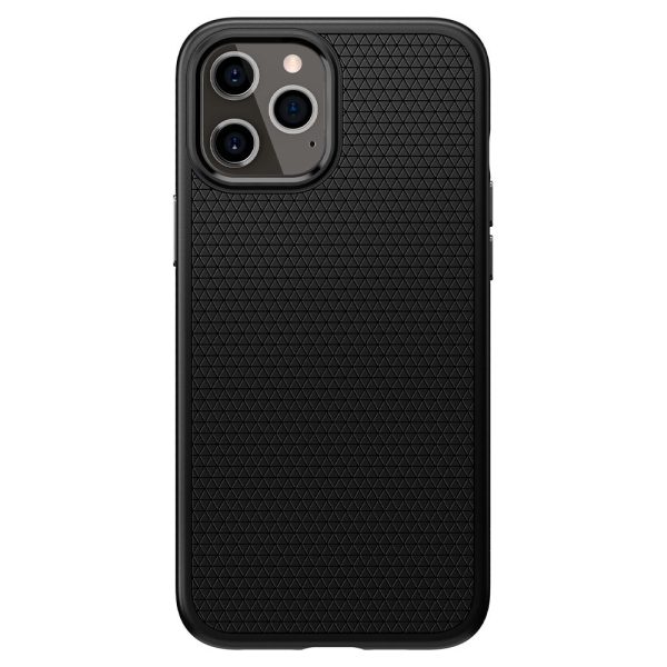 Spigen Liquid Air Case Black for Apple iPhone 12 / 12 Pro (ACS01701) - Image 3