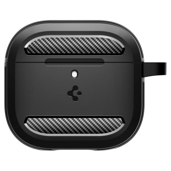 Θήκη Spigen Rugged Armor Matte Black-Apple AirPods 4 (ACS08642) - Image 2