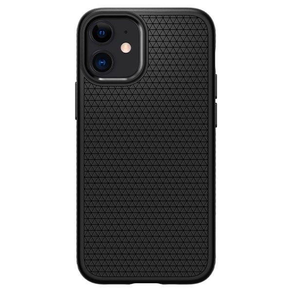 Spigen Liquid Air Case Black for Apple iPhone 12 mini (ACS01744) - Image 3