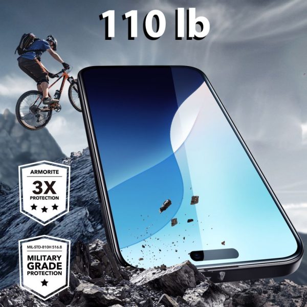 ESR Armorite Tempered Glass Black-Apple iPhone 16 Pro - Image 2